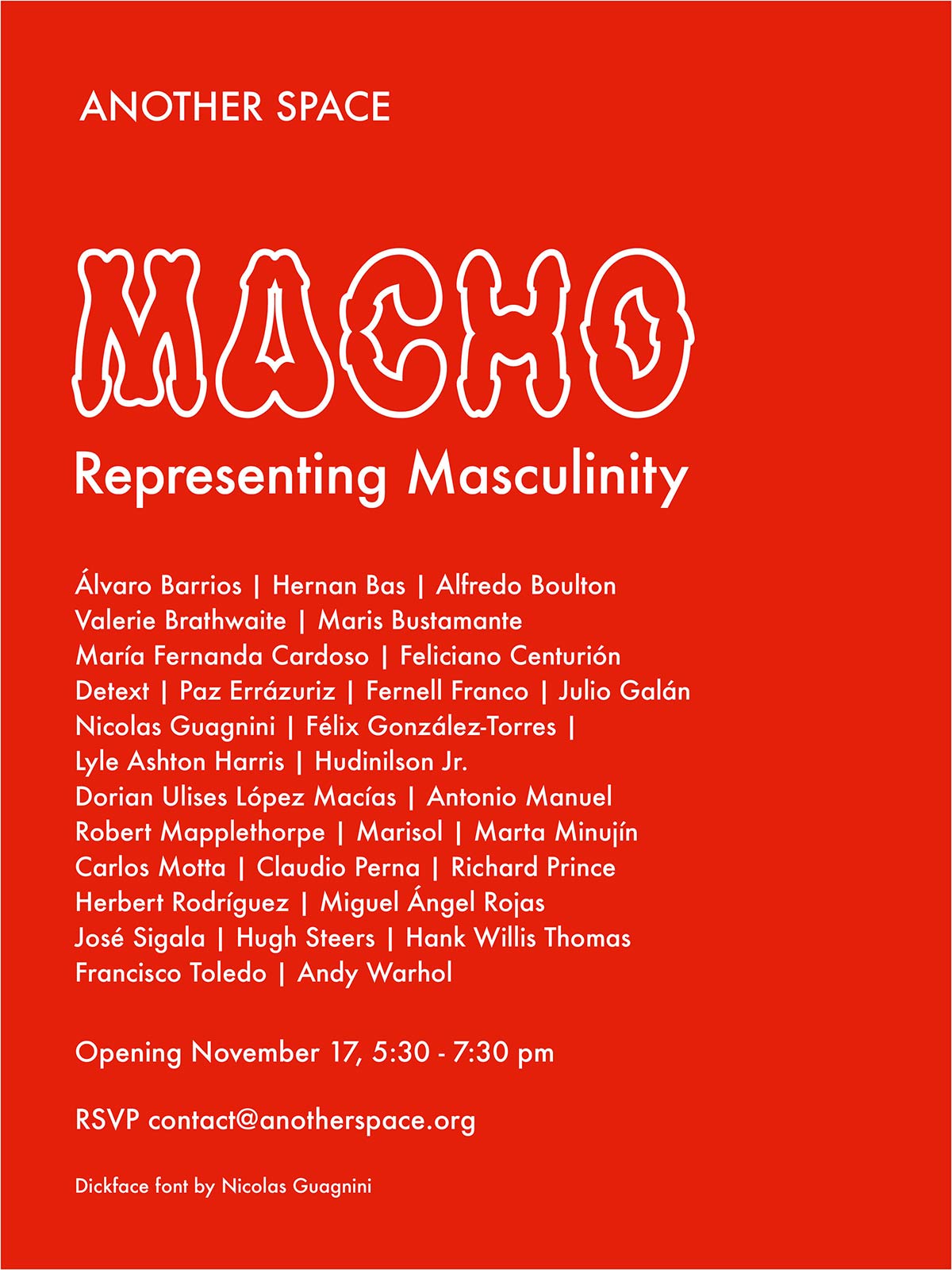 MACHO Representing Masculinity – Another Space – MARIA FERNANDA CARDOSO ...